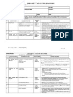 Job Safety Analysis 14 For Cable Laying and Pulling