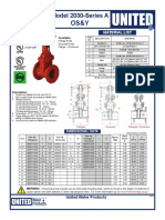 UL FM OS&Y Gate Valves, AWWA C515 - Water Works - Fire Protection - Model 2030 Series A