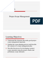 Project Scope Management