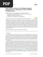 Take Profit and Stop Loss Trading Strategies Comparison in Combination With An MACD Trading System