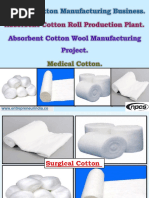 Surgical Cotton Manufacturing Business. Absorbent Cotton Roll Production Plant. Absorbent Cotton Wool Manufacturing Project. Medical Cotton.-48297