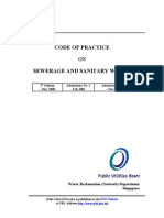 Code of Practice On Sewerage and Sanitary Works