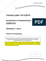 COS1512 Tut Letter 101