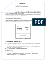 Practical - 1: Aim: - Introduction To 8085 Microprocessor