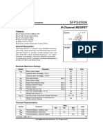 Datasheet SFP50N06 PDF