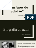 Cem Anos de Solidão - Apresentação