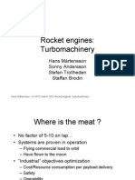 Rocket Engines Turbo Machinery