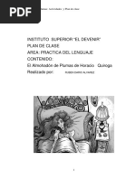 El Almohadón de Plumas - Plan de Clases