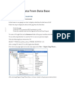 Displaying Data From Data Base: Home Oracle Application Framework Oaf Tutorials