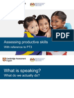 Assessing Productive Skills