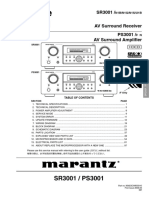 Marantz SR-3100 - PS3001 PDF