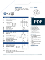 Current Transducer LA 205-S I 200 A