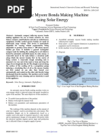 Automatic Mysore Bonda Making Machine Using Solar Energy