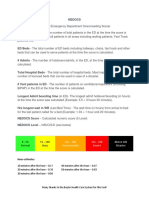 EMResource - NEDOCS Definitions and Tracking Log