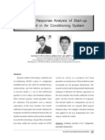 Dynamic Response Analysis of Start-Up Transient in Air Conditioning System