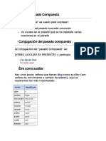 Base Gramatical Del Passe Compose