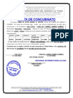 Carta de Concubinato