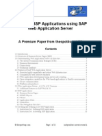 SAP Web App Server