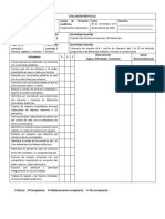 Evaluación de Preescolar Por Semana