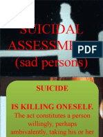 Suicidal Assessment (Sad Persons)