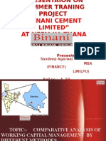 Presentation of Binani Cement