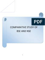 Comparative Study of BSE AND NSE