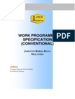 Section 33 - Work Programme Specification (Conventional)