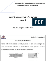 Aula 5 - Mecânica Dos Sólidos 1 PDF