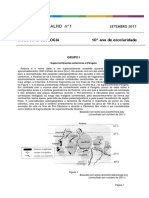 Ficha 1 Geologia