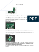 Tipos de Raspberry Pi