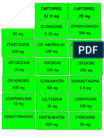 Clozapine 25 MG Captopril 12,5 MG Captopril 25 MG