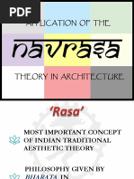 Application of The Navarasa Theory in Architecture.