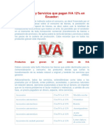 Servicios Que Gravan Iva