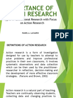 IMPORTANCE OF ActionResearch