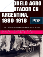 El Modelo Agro Exportador en Argentina, 1880-1916 - Colección Resúmenes Universitarios #167 (Spanish Edition)