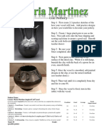 Maria Martinez Pottery Rubric