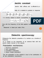 On Dielectric Constant