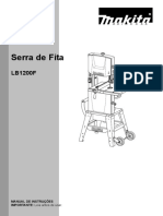 Manual Serra Fita de Bancada Movel 900w lb1200f Makita 127v PDF