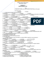 3rd Periodic Test Science 10