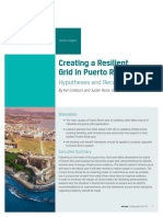 Creating A Resilient Grid in Puerto Rico: Hypotheses and Recommendations