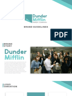 Dunder Mifflin Brand Guidlines 