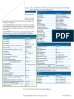 Quick Reference Guide: NVDA For Windows Keyboard Commands