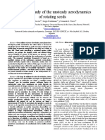 Numerical Study of The Unsteady Aerodynamics of Rotating Seeds