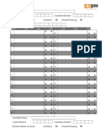 Candidate Name Centre Number Candidate Number Module (Shade One Box) Academic General Training Test Date