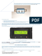 ARDUINO RF Power & SWR Meter: How To Calibrate The Power Indication ?