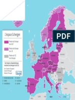 Carte Espace Schengen