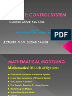 Clo1-Mathematical Modelling - Translational Mechanical System