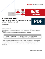 Turbo HD H1T Series Dome Camera: User Manual