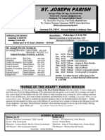 St. Joseph Parish: "Surge of The Heart" Parish Mission