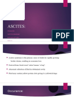 Ascites PPT - Odp